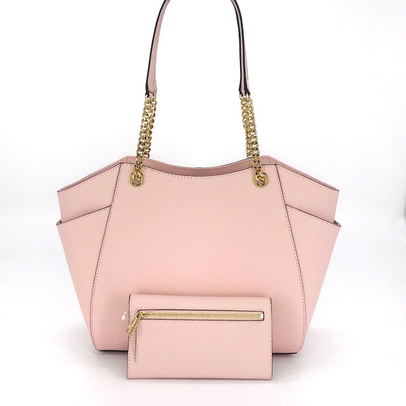 2PCS Michael Kors Jet Set Chain Tote Wallet Set - Picture 4 of 8